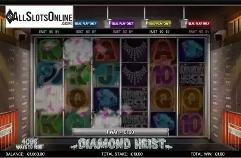 Win Screen 2. Diamond Heist from CORE Gaming