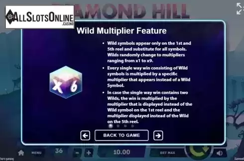 Features 1. Diamond Hill from Tom Horn Gaming
