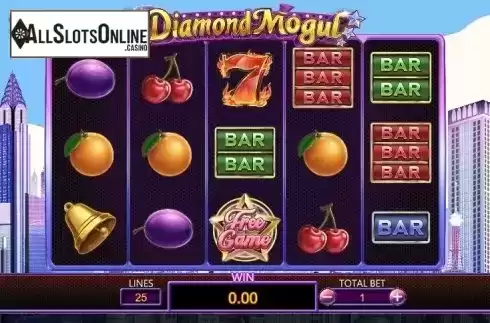 Start screen 2. Diamond Mogul from Dragoon Soft