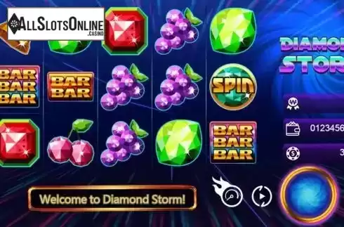 Reel Screen. Diamond Storm from Manna Play