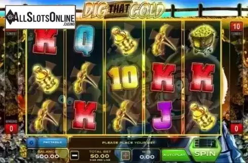 Reel Screen. Dig That Gold from Xplosive Slots Group