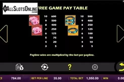 Paytable 3. Doggone Lucky from Aspect Gaming