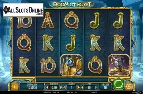 Reel Screen. Doom of Egypt from Play'n Go