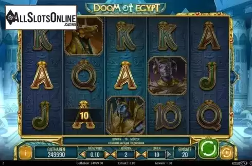 Win Screen 2. Doom of Egypt from Play'n Go