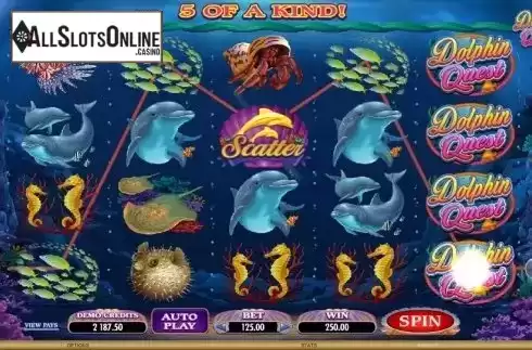 Screen 4. Dolphin Quest from Microgaming