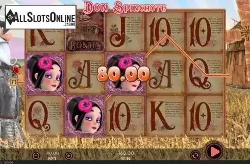 Win screen 2. Don Spinchote from 888 Gaming