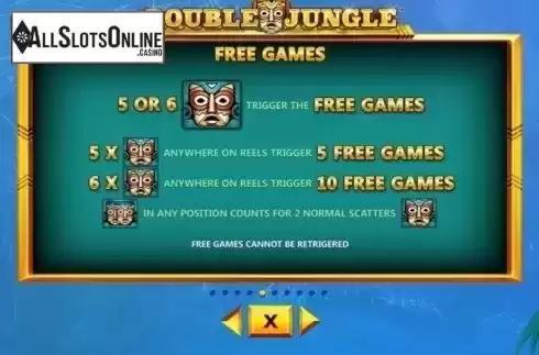 Paytable 5. Double Jungle from Skywind Group