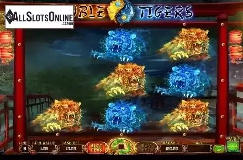 Reels screen. Double Tigers from Wazdan