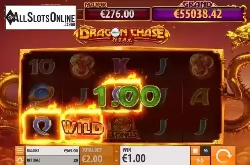 Win Screen 1. Dragon Chase from Quickspin