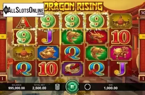 Win Screen 1. Dragon Rising from Caleta Gaming