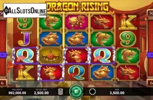 Win Screen 3. Dragon Rising from Caleta Gaming