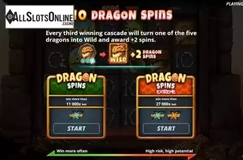 Free Spins 1. Dragon Tribe from Nolimit City