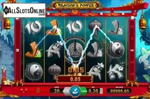 Win screen. Dragon's Power from BF games