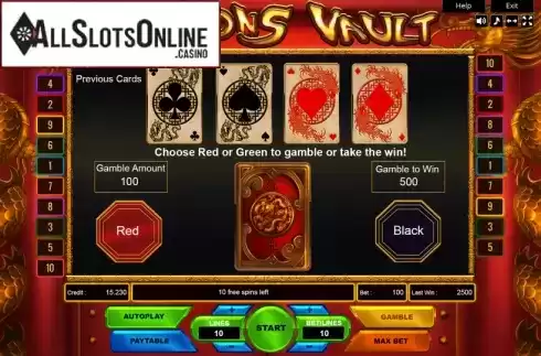 Gamble. Dragons Vault from Platin Gaming