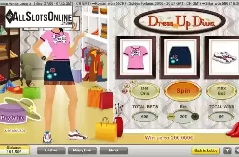 Screen 3. Dress Up Diva from NeoGames