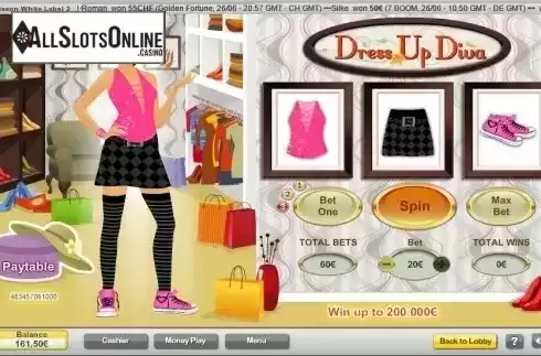 Screen 4. Dress Up Diva from NeoGames