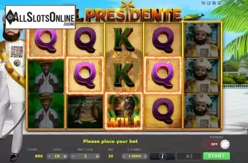 Win screen. El Presidente from Five Men Games