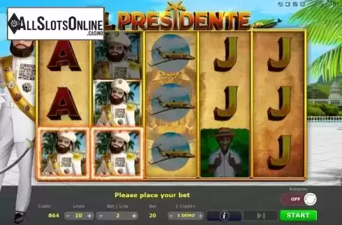Win screen 2. El Presidente from Five Men Games
