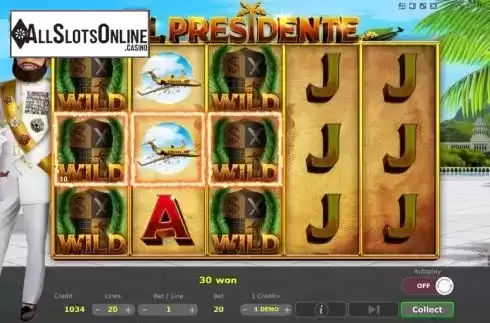 Win screen 3. El Presidente from Five Men Games