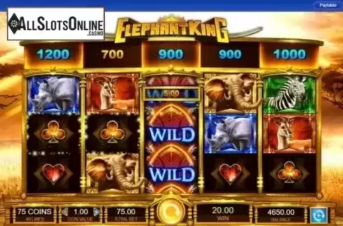 Win Screen 2. Elephant King from IGT