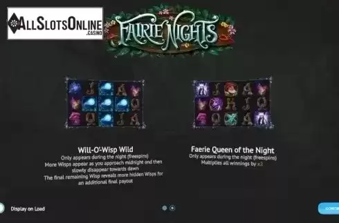 Info 2. Fairie Nights from 1X2gaming