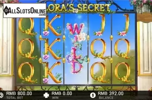 Screen 2. Flora's Secret from GamePlay