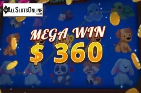 Mega Win Screen. Fluffy Prizes from NetoPlay