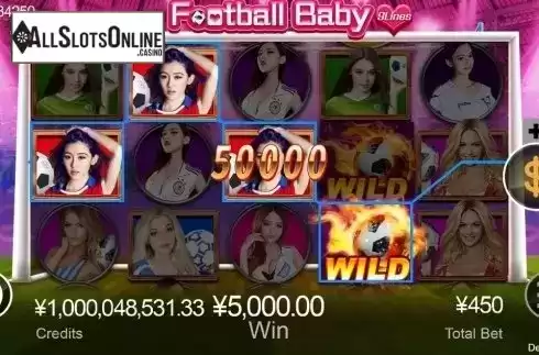 Win Screen. Football Baby from CQ9Gaming