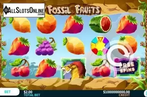 Reel Screen. Fossil Fruits from Slot Factory