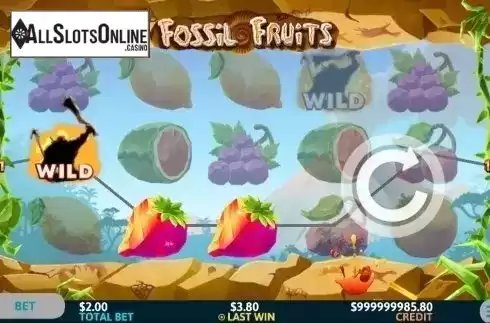 Win Screen 2. Fossil Fruits from Slot Factory