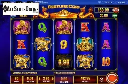 Win Screen 4. Fortune Coin from IGT