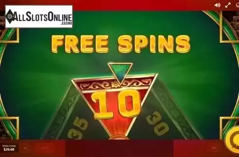 Free spins intro screen 2. Fortune Charm from Red Tiger