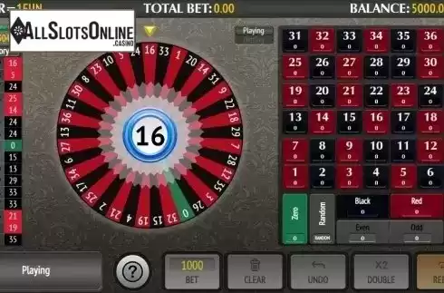 Game Screen. Fortune Black from InBet Games