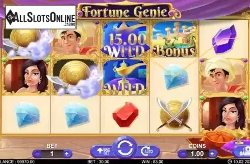 Win screen 1. Fortune Genie from 7mojos