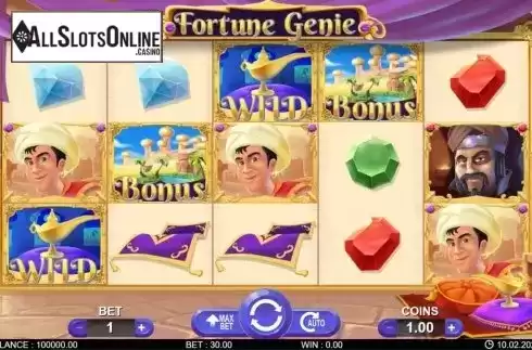 Reel Screen . Fortune Genie from 7mojos