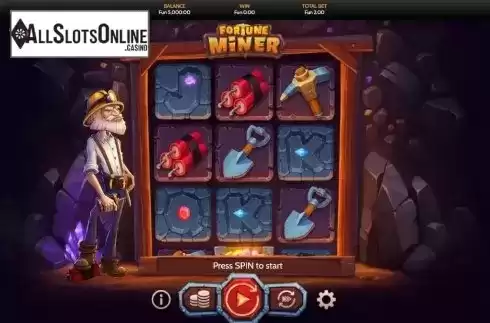 Reel Screen. Fortune Miner from OneTouch