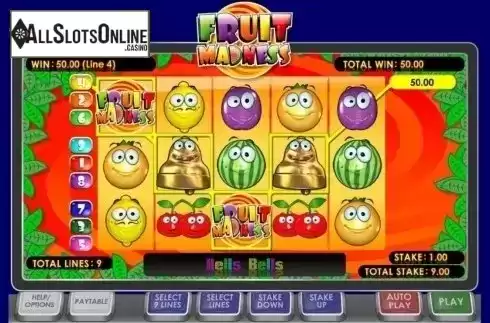 Screen3. Fruit Madness from Ash Gaming