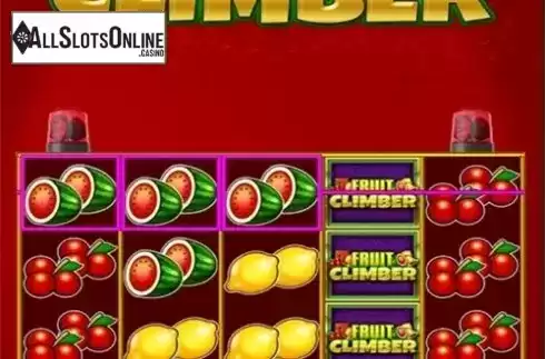 Win screen. Fruit Climber from Inspired Gaming