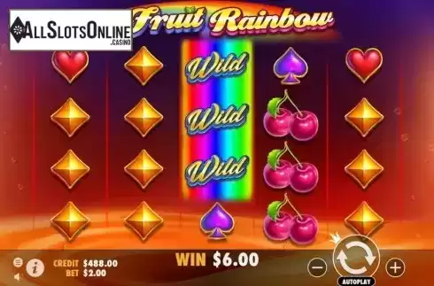 Win Screen 2. Fruit Rainbow from Pragmatic Play