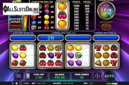 Game Screen. Fruit Spinner from StakeLogic