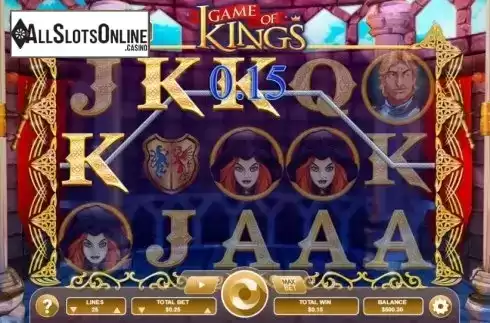 Win screen 3. Game of Kings from Arrows Edge