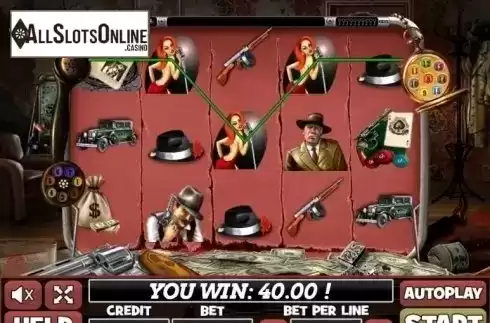Win Screen. Gangster City from PlayPearls