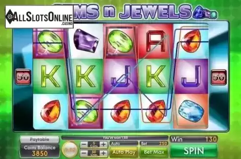Win Screen . Gems n Jewels from Genii