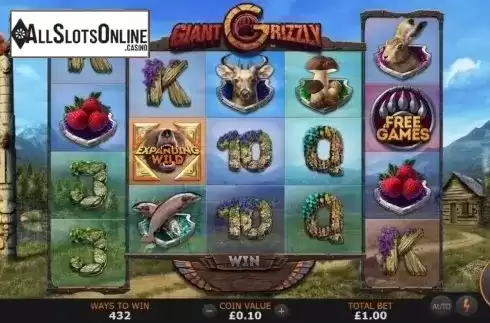 Reel Screen. Giant Grizzly from SUNFOX Games