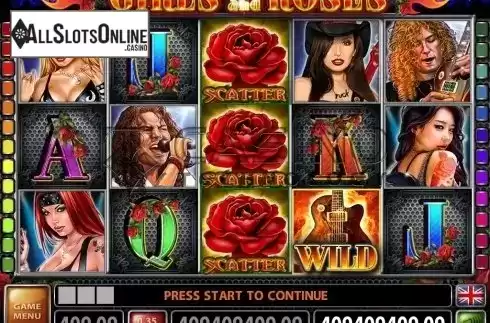 Screen2. Girls N' Roses from Casino Technology