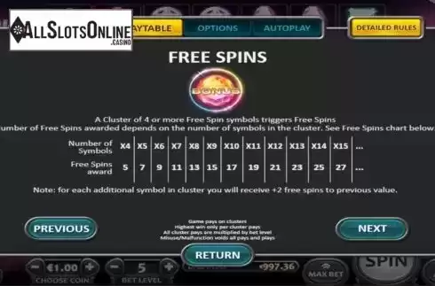 Free Spins. Glorious Gems from Nucleus Gaming