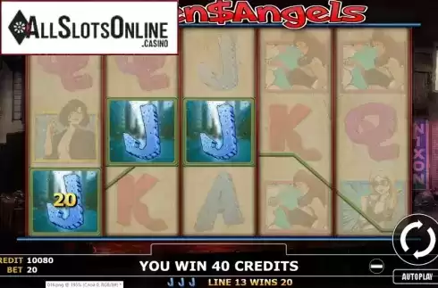 Win Screen 2. Golden Angels from Fils Game