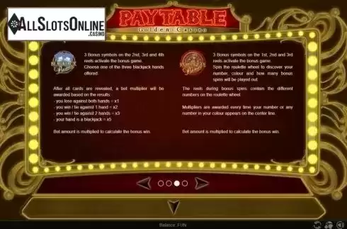 Features 2. Golden Casino from Espresso Games