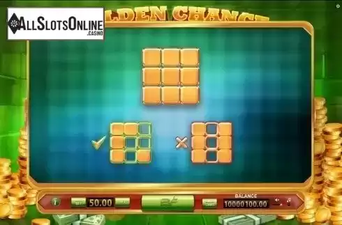 Paytable 3. Golden Chance from BF games