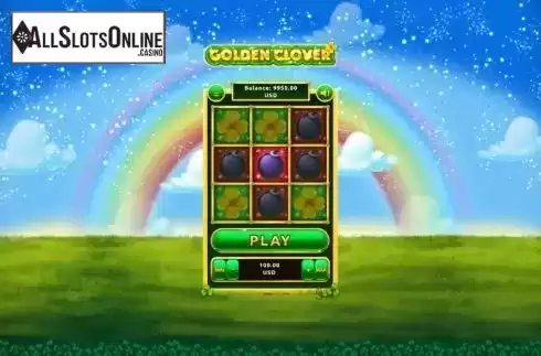 Reel Screen. Golden Clover from Onlyplay